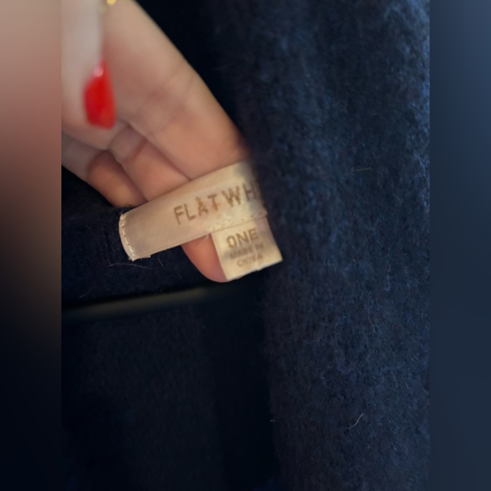 Flat White The Mariel 3D Icon Longline Cardigan Sweater - Picture 5 of 7